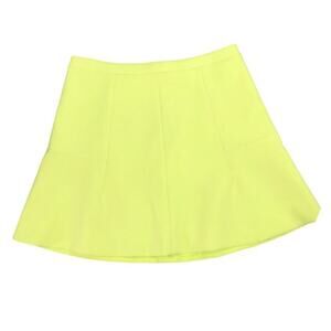 J Crew Womens Chartreuse A Line Skirt size 30